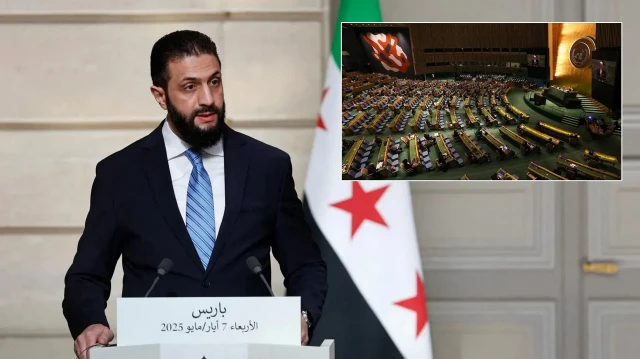 58 yil sonra bir ilk suriye cumhurbaskani ahmed sara bm kursusunden dunyaya hitap edecek 91v8WSeD