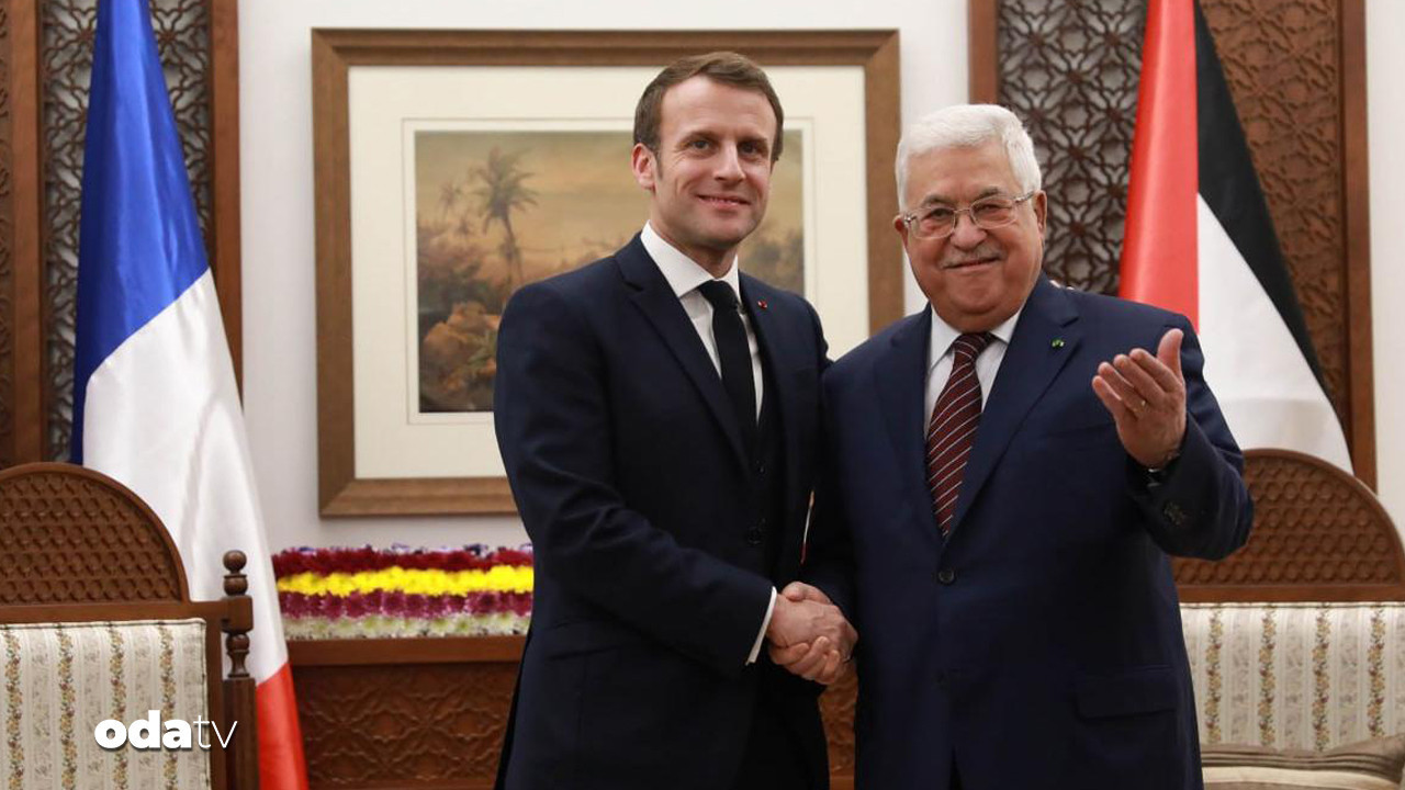macron acikladi pazartesi gunu filistin devletini taniyacagiz HOLjeHcf