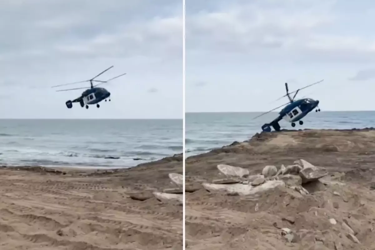 4 kişinin hayatını kaybettiği helikopter kazası kamerada