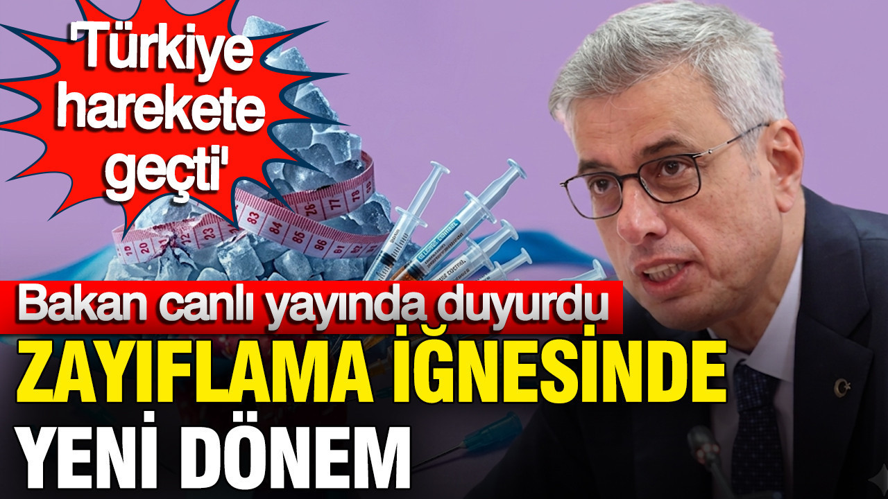 Zayıflama İğnelerinde Yenilikler: Bakan Memişoğlu Canlı Yayında Detayları Açıkladı