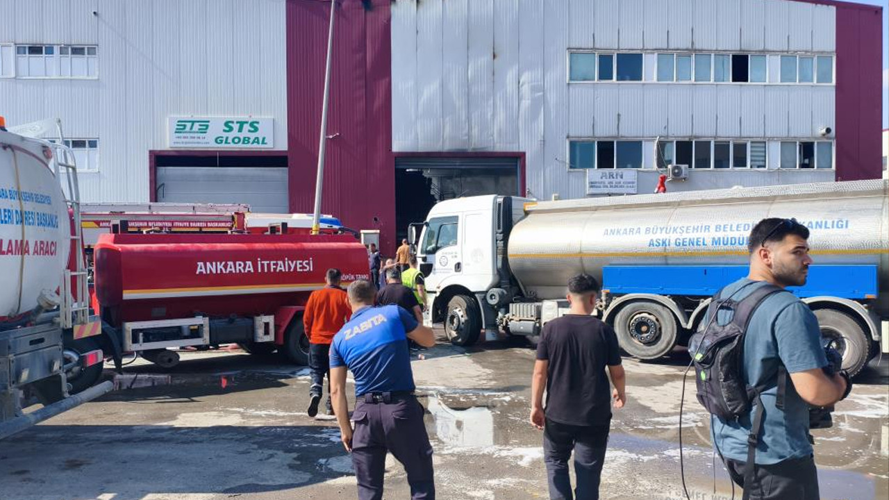 Ankara’da kimya fabrikası yangını: Alevler yan binaya sıçradı Img
