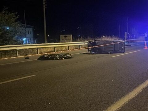 Kutahyada feci kaza motosikletle elektrikli bisiklet carpisti 1 olu 1 yarali chBOYwsB